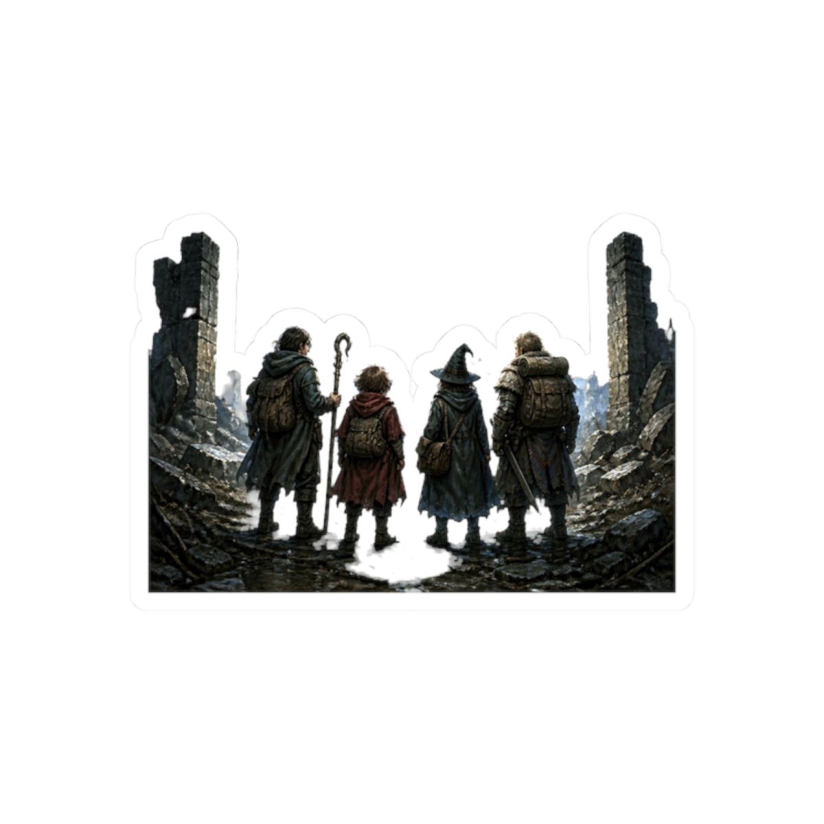 Hell Bent - Four pilgrims - Leigh Bardugo - alternate angle 3, merchandise